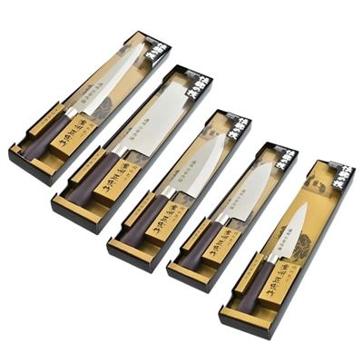 関の刃物 関の包丁 濃州正宗作 白木 (自然木) 牛刀