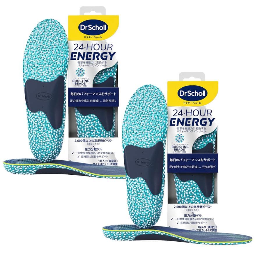 【2個セット】ドクターショール ２４Hエナジーインソール Sサイズ