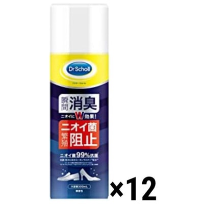 ショール 靴用消臭・抗菌スプレー 大型サイズ x 12