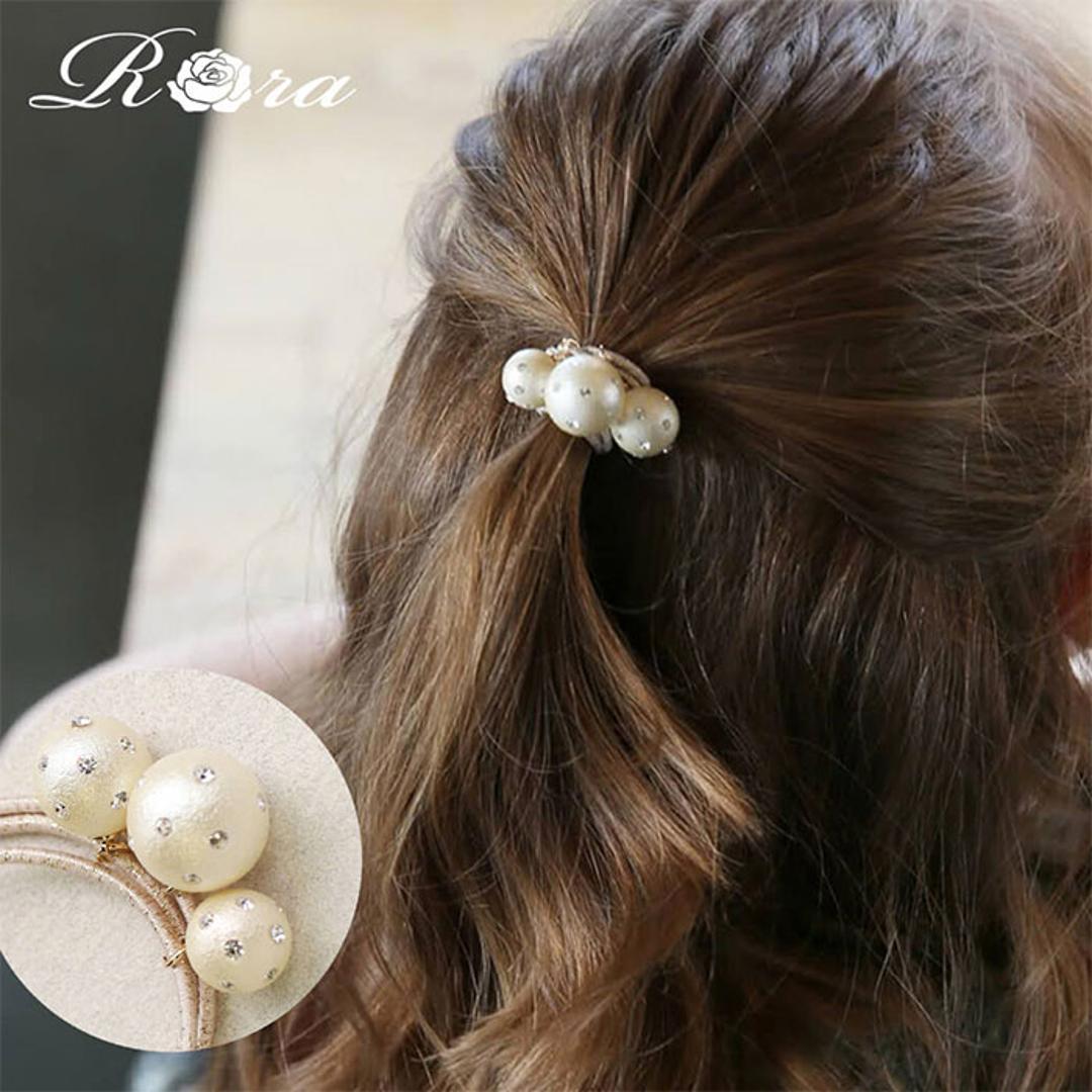 Rora ヘアゴム キッズ 通販 ゴールディ 髪ゴム 髪飾り 髪留め ボール ボンボン ゴールド 女の子 子供 子ども こども おしゃれ かわいい フォーマル カジュアル 入園式 卒園式 入学式 卒業式 結婚式 パーティー ヘアアレンジ ヘアアクセサリー ゴールド フリー