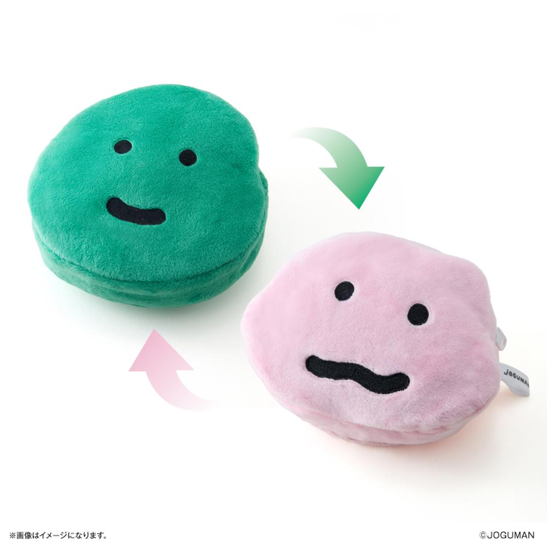JOGUMAN グッズ 通販 ジョグマン リバーシブルポーチ ポーチ 小さめ 小物入れ 化粧ポーチ 小物ポーチ ミニポーチ キャラクター イラスト 可愛い かわいい おしゃれ オシャレ 推し活 推しグッズ レディースバッグ JOGUMAN ・