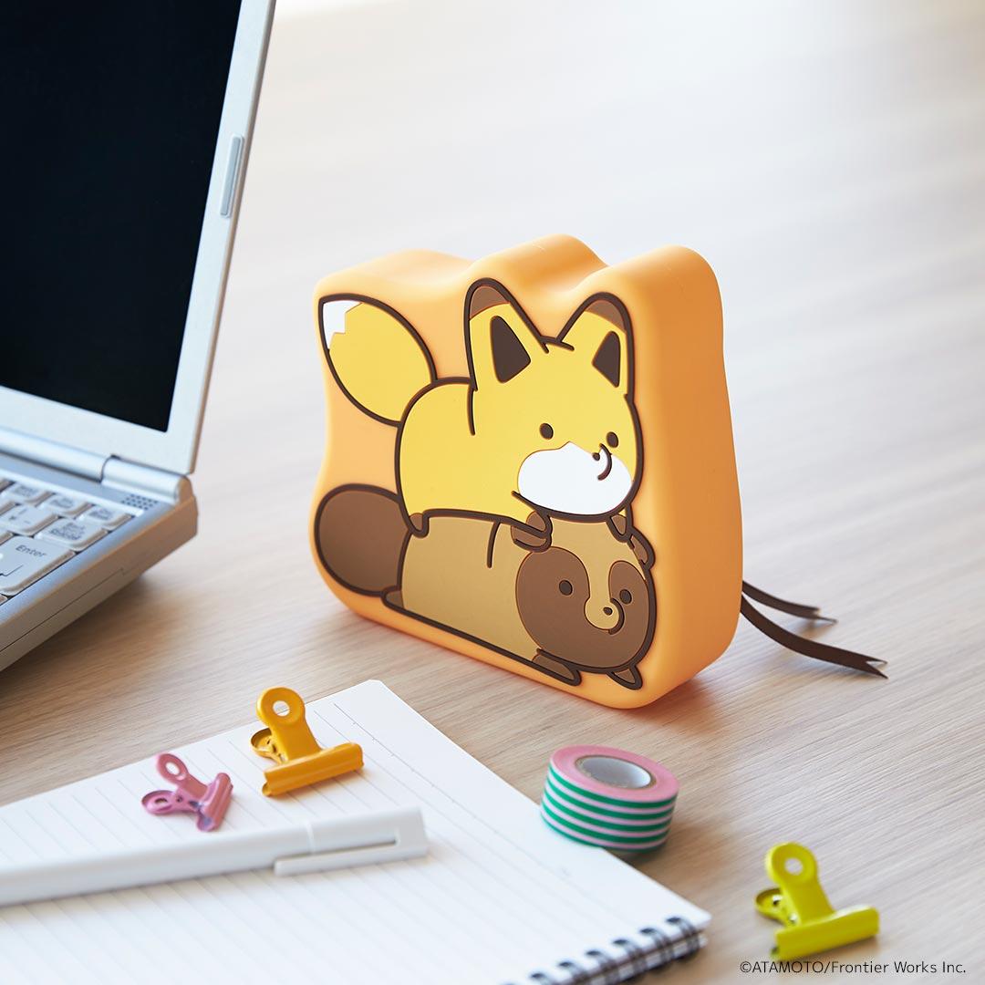 タヌキとキツネ グッズ 通販 シリコン ポーチ シリコンポーチ 小物入れ コインケース ミニポーチ キャラクター 小さめ おしゃれ かわいい オシャレ 可愛い たぬきグッズ キツネグッズ 化粧ポーチ レディースバッグ タヌキとキツネ ・