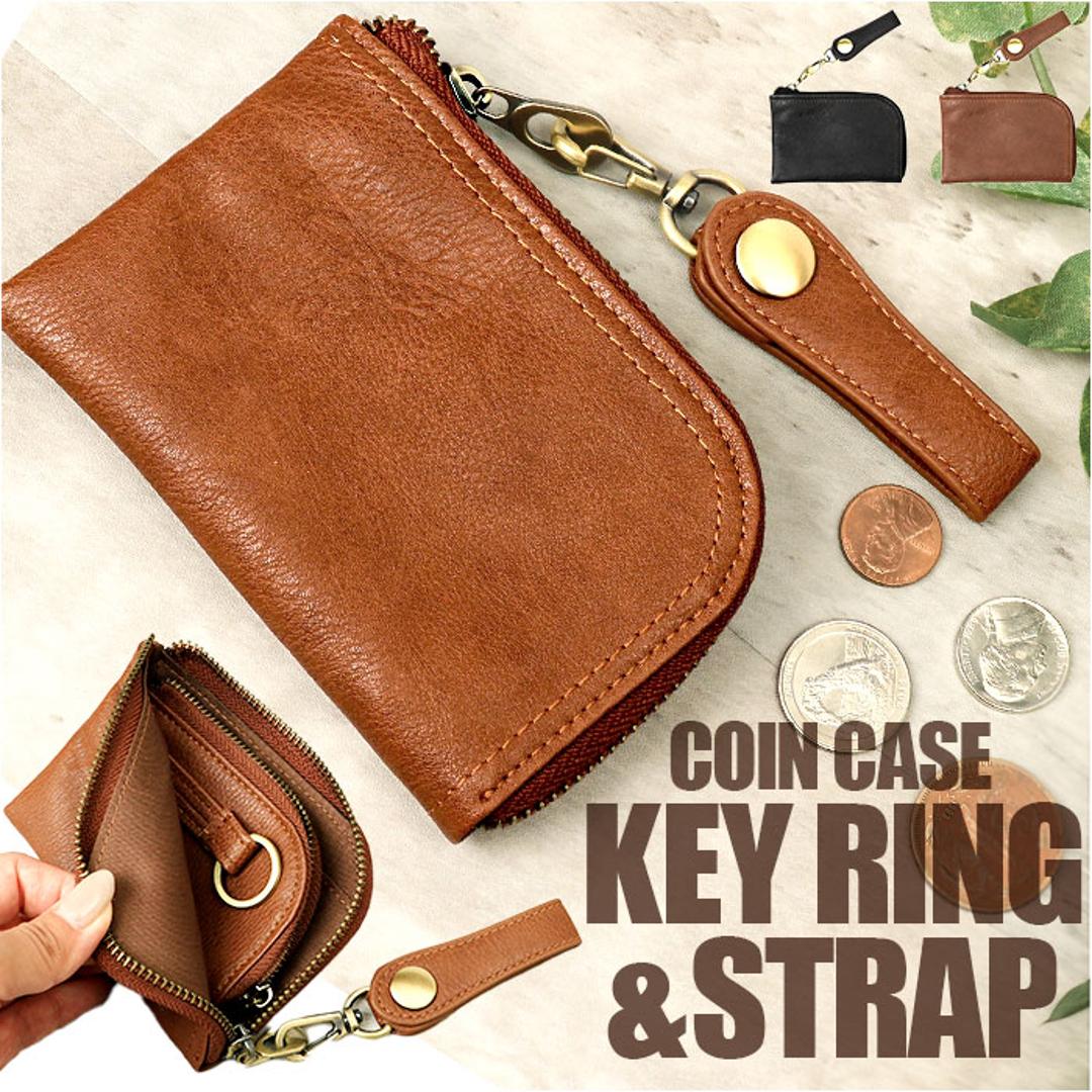 小銭入れ 仕切り 財布 通販 コインケース ミニ財布 ミニウォレット キーリング 小銭 カード収納 L字型 男女兼用 カードケース 小さめ 薄い  おしゃれ カジュアル コンパクト 使いやすい 入学祝い 就職祝い シンプル 通勤 ギフト(・ ブラック): BACKYARD FAMILY｜ANA  Mall ...