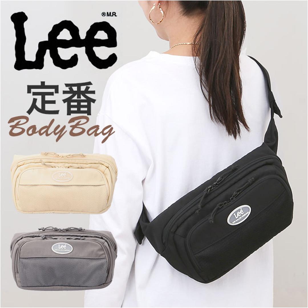 Lee リー ボディバッグ 320-3771 通販 ワンショルダーバッグ ボディバック ボディーバッグ クロスボディバッグ ボディーバック おしゃれ レディース メンズ 軽量 バッグ バック レディースバッグ メンズバッグ ブランド かばん オシャレ カジュアル ブラック ・