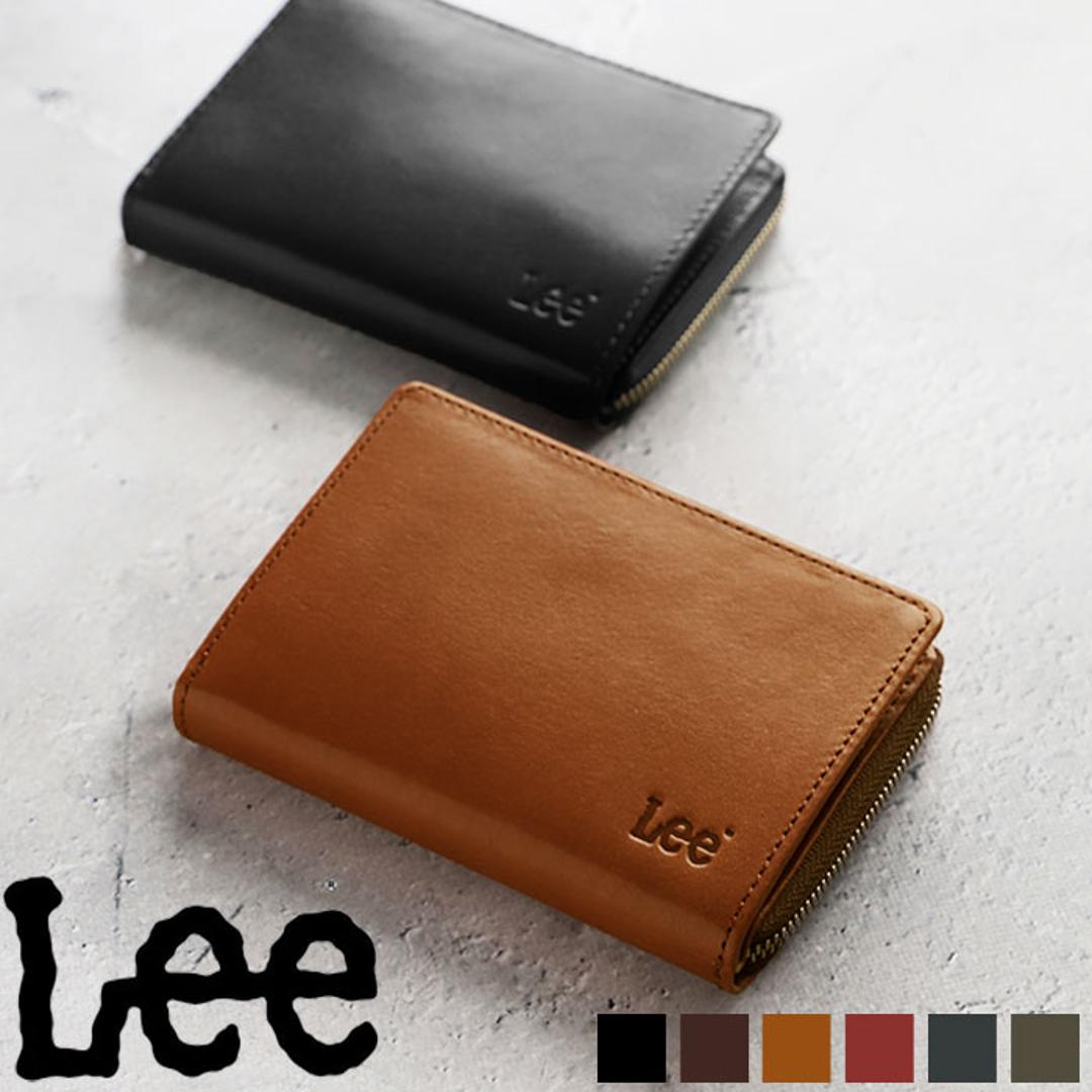 財布 メンズ 二つ折り 通販 二つ折り財布 本革 lee 財布 ブランド サイフ ブラウン ブラック お財布 レザー 父の日 プレゼント バレンタインデー おしゃれ ギフト ファスナー 高校生 大学生 シンプル 小銭入れあり コインケース コンパクト クロ ・
