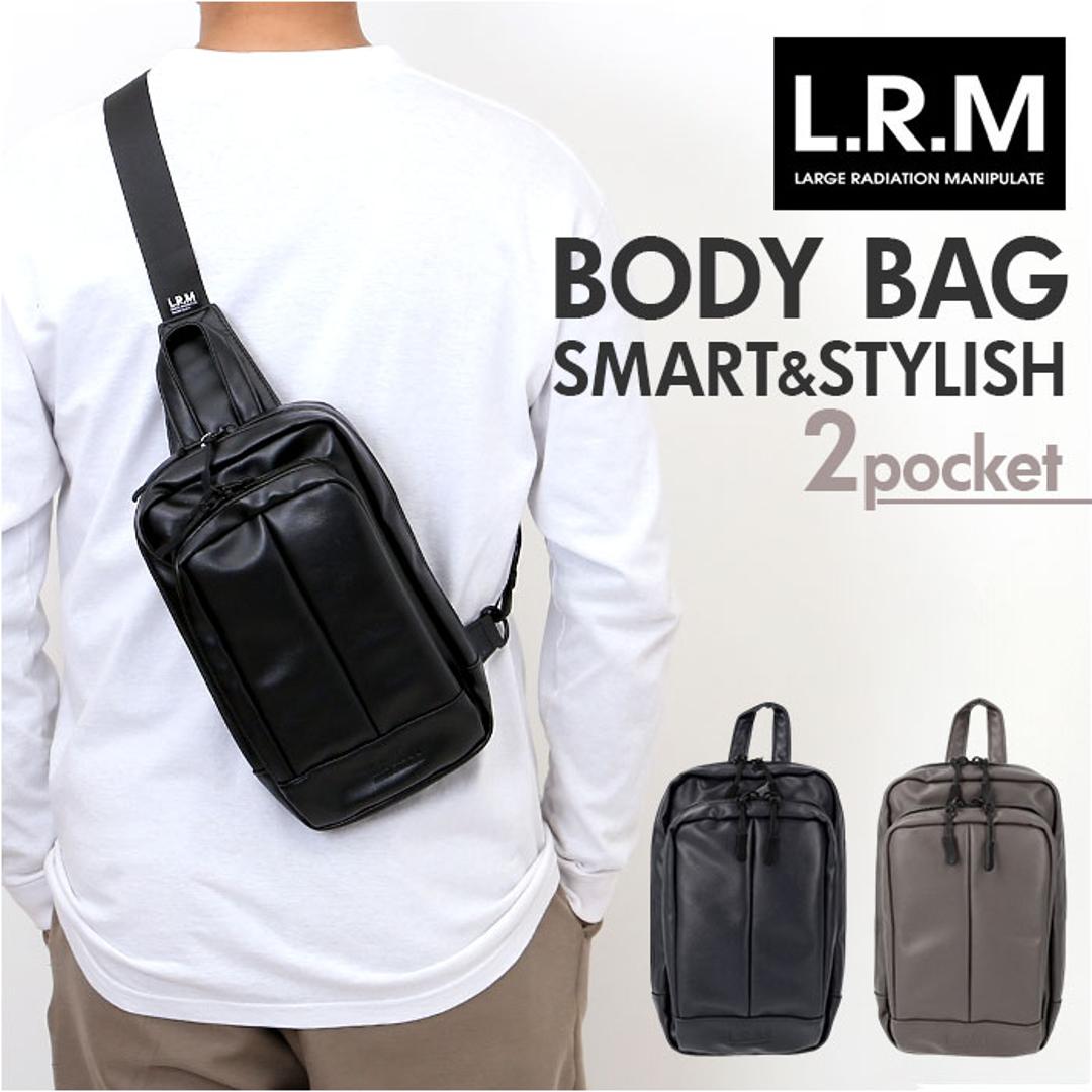 L.R.M バッグ NC-1072-1 通販 ボディバッグ ボディーバッグ 斜めがけバッグ ボディバック ボディーバック ワンショルダーバッグ メンズ かっこいい レディース 小さめ 大容量 おしゃれ 通勤 通学 旅行 アウトドア サブバッグ メンズバッグ ネイビー ・
