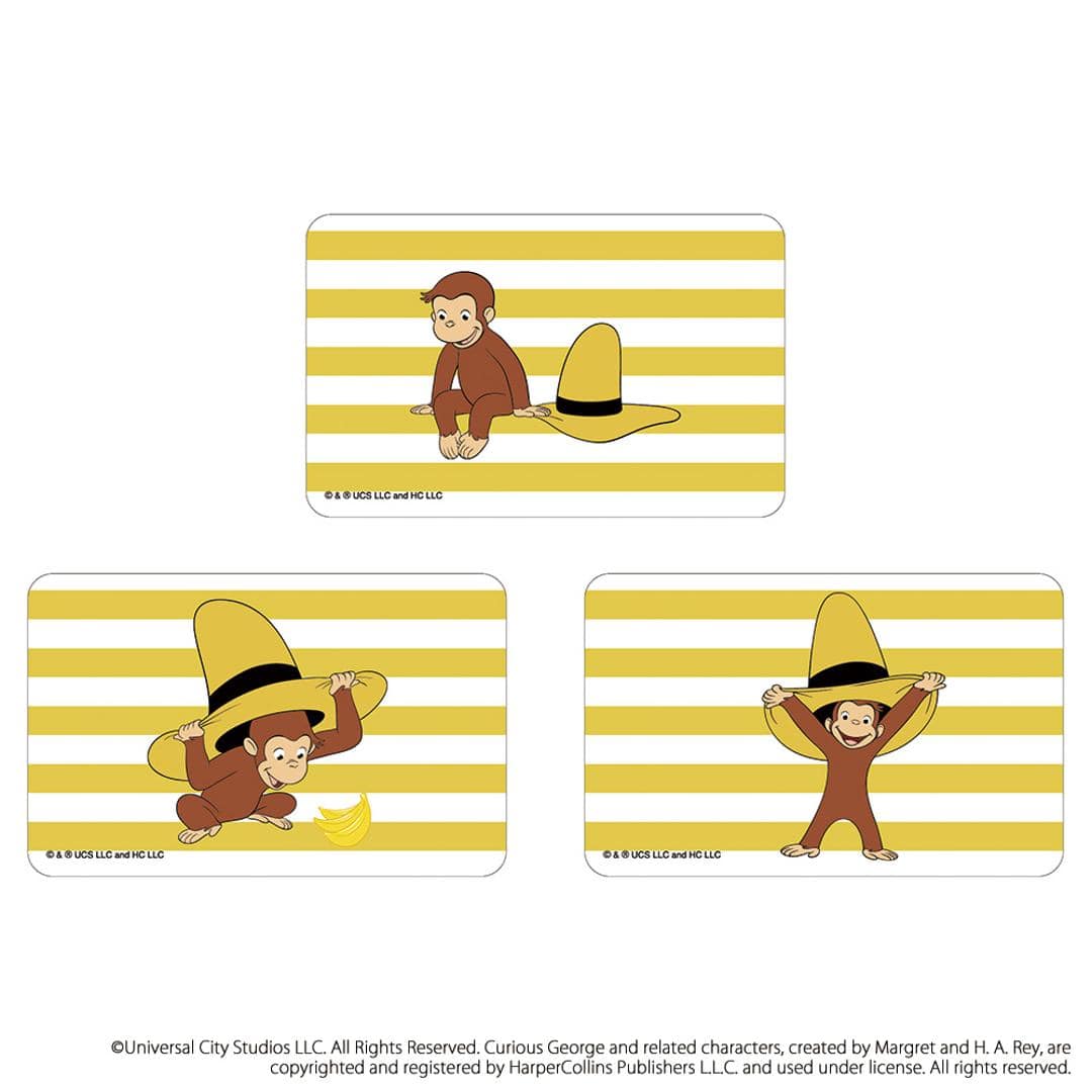 おさるのジョージ グッズ 通販 Curious George ステッカー まじかる百貨店ステッカー 4947864052737 おさるのジョージ01 シール ステッカーシール スマホ裏 絵本キャラクター かわいい 可愛い カワイイ おしゃれ レンチキュラー 文具 おさるのジョージ ・