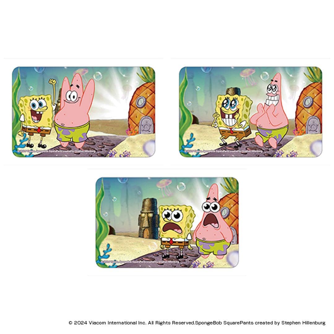 スポンジボブ グッズ 通販 スポンジ・ボブ ステッカー まじかる百貨店ステッカー 4947864063542 スポンジ・ボブ03 SpongeBob スマホステッカー シール ステッカーシール かわいい 可愛い おしゃれ キャラクター レンチキュラー 文房具 スポンジ・ボブ ・