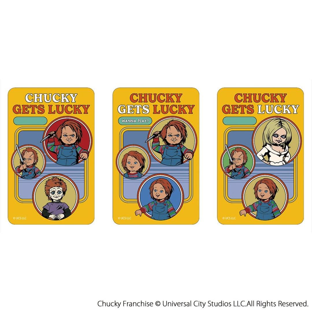 チャッキー グッズ 通販 CHUCKY ステッカー まじかる百貨店ステッカー 4947864075330 チャッキー02 スマホステッカー シール ステッカーシール 映画グッズ かわいい おしゃれ オシャレ キャラクター レンチキュラー チャイルドプレイ チャッキー ・