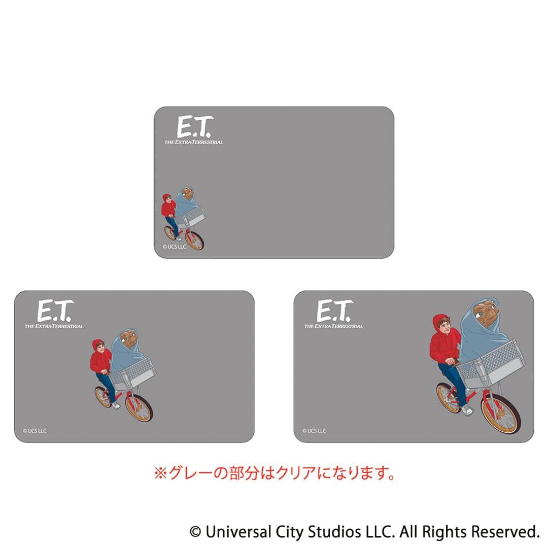 ET グッズ 通販 E.T. クリアカード まじかる百貨店クリアカード 4947864075590 the Extra Terrestrial03 スマホ 透明 カード 映画グッズ イーティー おしゃれ 推し活 キャラクター レンチキュラー コレクション ホビー E.T.3 ・