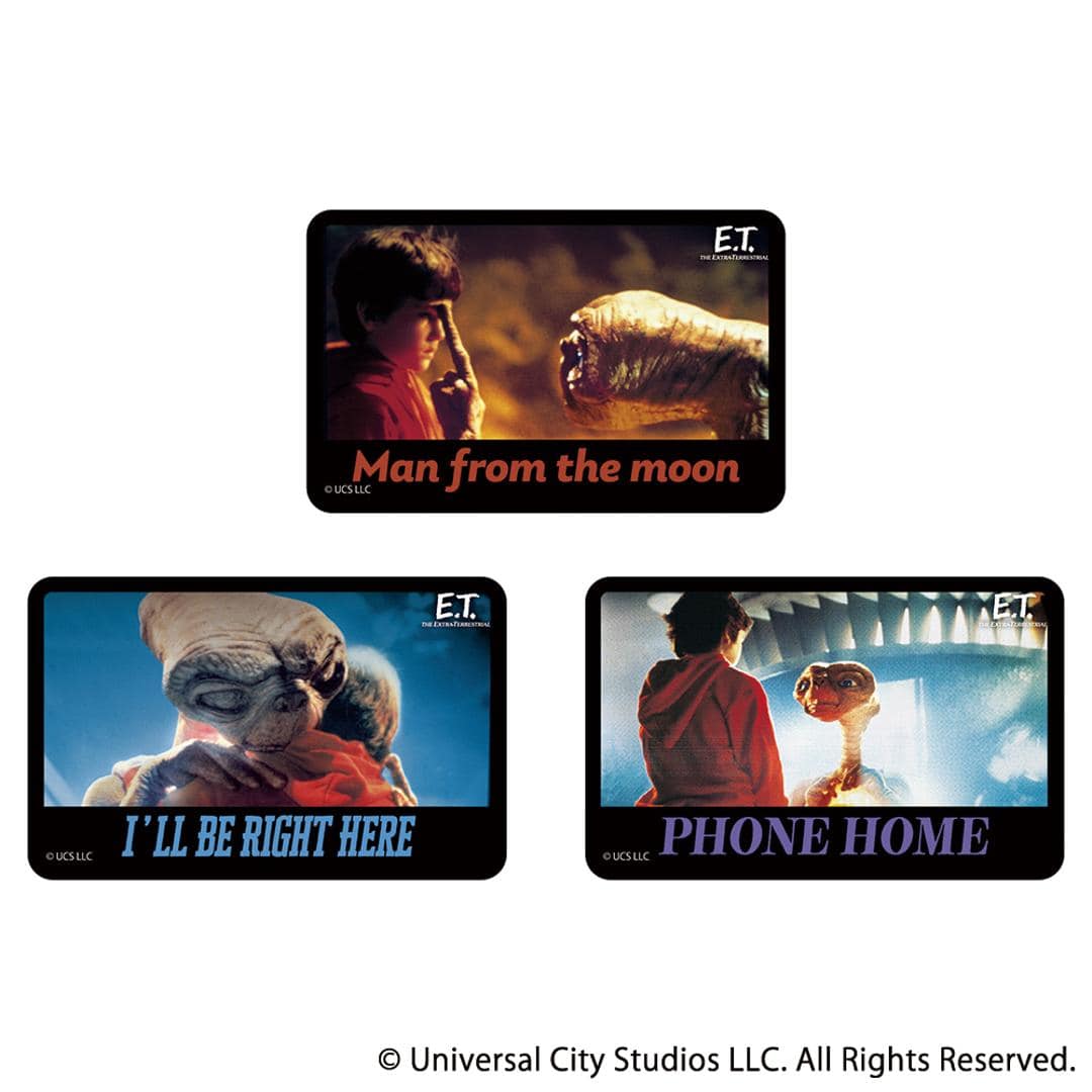 ET グッズ 通販 E.T. ステッカー まじかる百貨店ステッカー 4947864075644 the Extra Terrestrial03 シール ステッカーシール 映画グッズ イーティー おしゃれ 推し活 キャラクター レンチキュラー かわいい スマホ E.T.3 ・