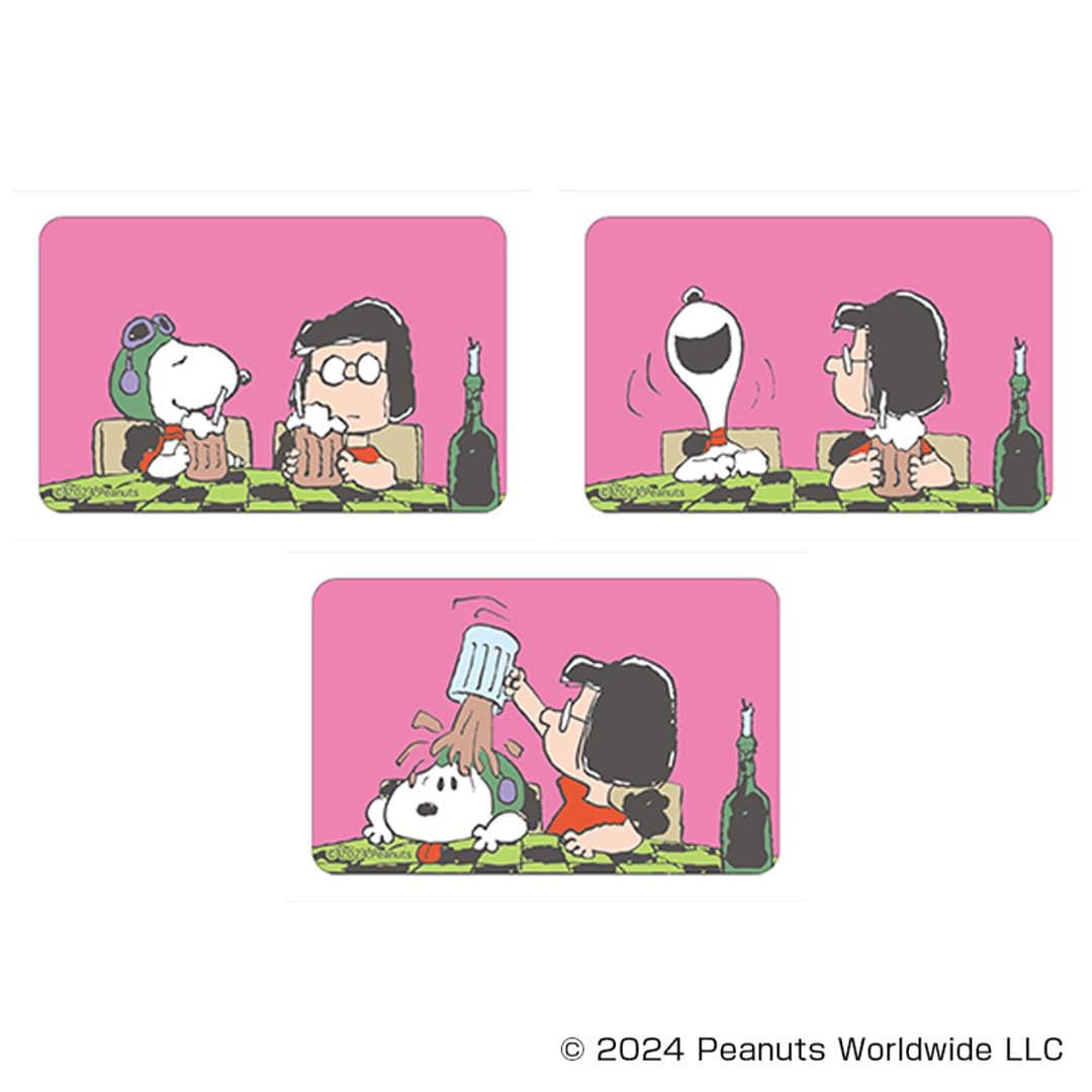 PEANUTS グッズ 通販 スヌーピー ステッカー まじかる百貨店ステッカー 4947864066215 PEANUTS05 SNOOPY スマホステッカー シール ステッカーシール キャラクター かわいい おしゃれ 可愛い レンチキュラー PEANUTS5 ・