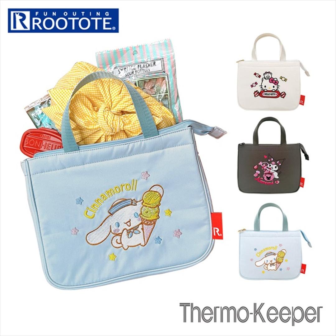 ROOTOTE サンリオ ルートート 8481 通販 ランチバッグ トートバッグ 保冷バッグ 保冷ケース ランチトート ミニトートバッグ 洗える 洗濯機 軽量 軽い サーモキーパー DELI デリ 通勤 通学 かわいい おしゃれ 女の子 レディース HelloKitty ・