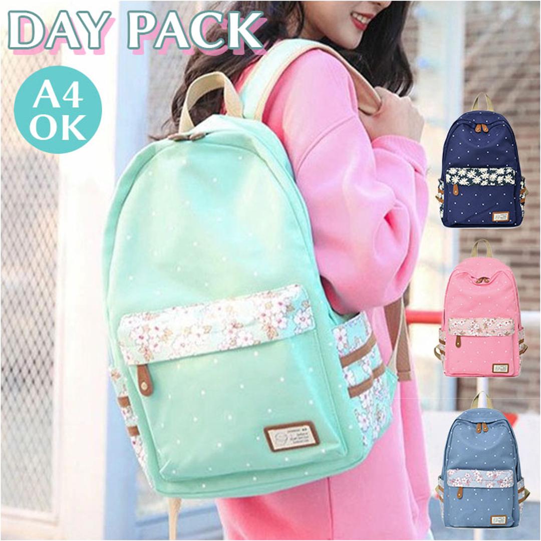 リュック 大容量 かわいい レディース 通販 リュックサック バックパック デイパック おしゃれ 通学 可愛い A4 雑誌 シンプル カジュアル ナチュラル 女子 高校生 中学生 中高生 大学生 旅行 トラベル レディースバッグ ミント ・