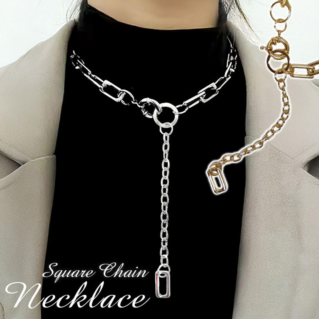 ネックレス チェーン 太め 通販 ダイヤモンドハーツ nec-0370 Diamond Hearts アクセサリー レディース チェーンネックレス スクエアチェーン ネックレスチェーン 女性 メンズ プレゼント ブランド 彼女 男性 10代 20代 30代 シルバー ・