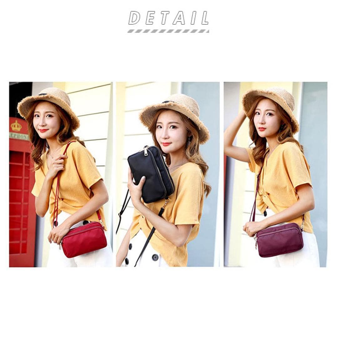 ショルダーバッグ レディース 斜めがけ 通販 ミニショルダー 肩掛けカバン ミニバッグ サブバッグ 軽量 2way 大人 無地 布 ナイロン 小さめ 通勤 3way ポーチ おしゃれ バッグ 鞄 かばん フェス 旅行 ポシェット シ ワイン ・