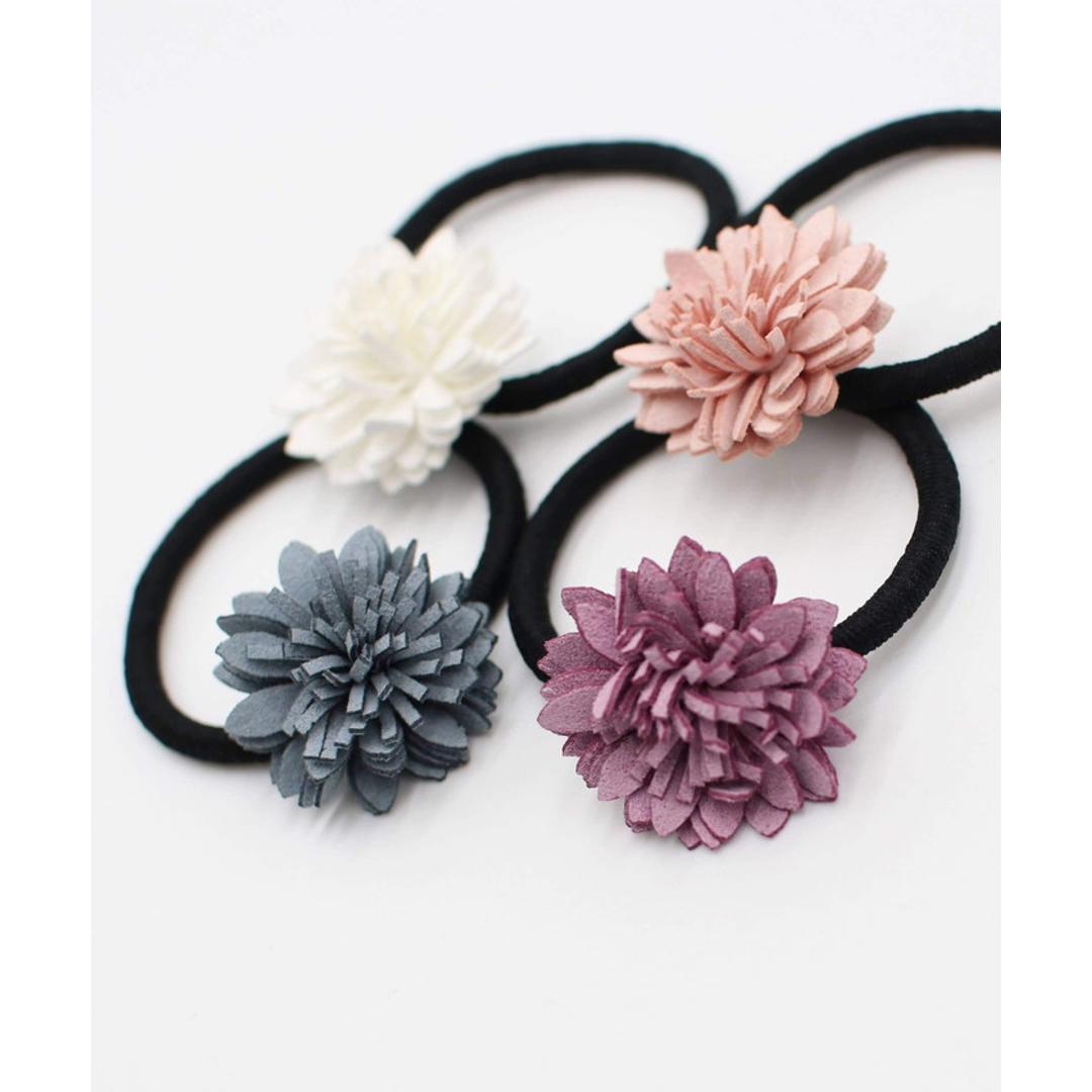 Rora ヘアゴム キッズ おしゃれ 通販 お花 フラワー 48202102 ベラお花モチーフヘアゴム 小さめ 女の子 大人っぽい 卒園式 入学式 卒業式 結婚式 発表会 かわいい オシャレ 可愛い ヘアアレンジ ヘアーアクセサリー ヘアアクセサリー キッズファッション ブルー フリー
