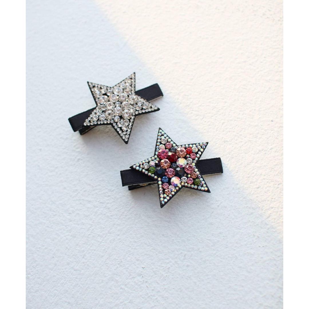 Rora ヘアクリップ キッズ 通販 ヘア クリップ 48472102 プラハジルコニアスターヘアクリップ 星 キラキラ 子供 女の子 卒園式 入学式 結婚式 発表会 かわいい オシャレ 可愛い ヘアアレンジ ヘアーアクセサリー ヘアアクセサリー キッズファッション クリスタル フリー