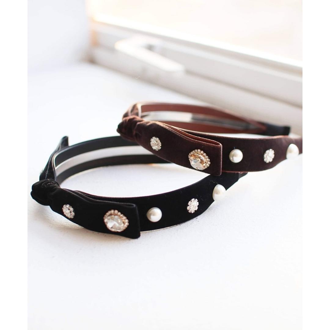 Rora カチューシャ 通販 リボン パール キラキラ 48502102 髪飾り ヘッドドレス 子供 フォーマル 可愛い おしゃれ 発表会 入園式 卒園式 入学式 子ども用アクセサリー ヘアアレンジ ヘアーアクセサリー ヘアアクセサリー キッズファッション ブラック フリー