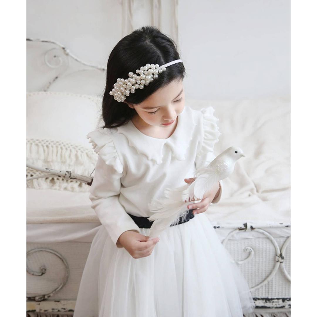 Rora カチューシャ キッズ 通販 エルシエ ヘッドドレス 髪飾り ヘアバンド パール 大きい 細め 細い フォーマル 女の子 子供 子ども こども 結婚式 ウェディング パーティー 卒園式 入学式 七五三 誕生日 かわいい おしゃれ ヘアアクセサリー カチューシャ フリー