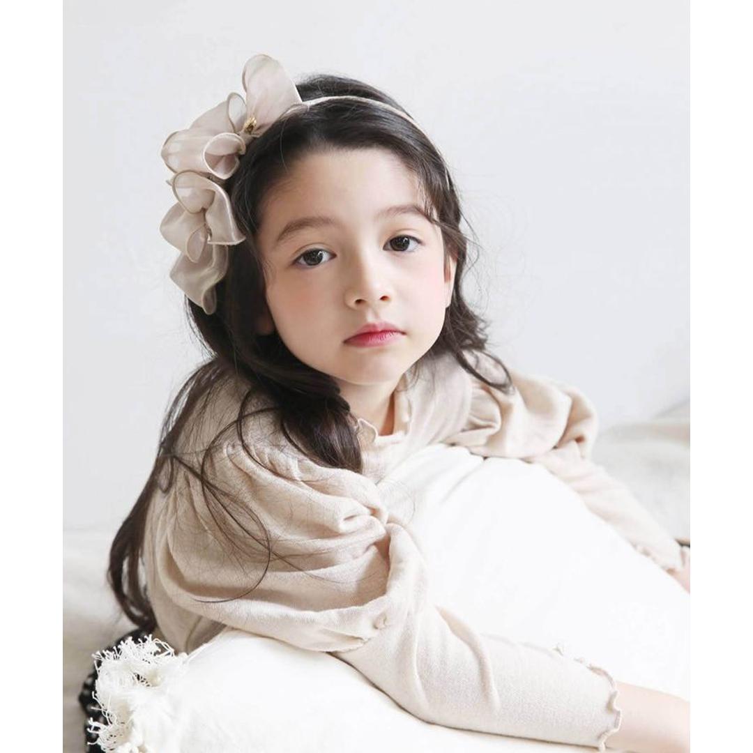 カチューシャ キッズ リボン 大きめ 通販 ヘッドドレス 髪飾り 女の子 子供 子ども こども セレモニー 入学式 結婚式 卒園式 卒業式 ピアノ発表会 フォーマル かわいい おしゃれ ヘアアレンジ ヘアーアクセサリー ヘアアクセサリー キッズファッション ブラック フリー