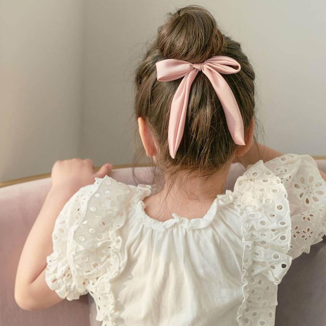 Rora キッズ ヘアゴム リボン 通販 パステルカラー 58292201 ちゅきちゅきリボンヘアゴム 小さめ 女の子 大人っぽい 卒園式 入学式 結婚式 発表会 おしゃれ 可愛い オシャレ かわいい ヘアアレンジ ヘアーアクセサリー ヘアアクセサリー キッズファッション ベビーピンク フリー