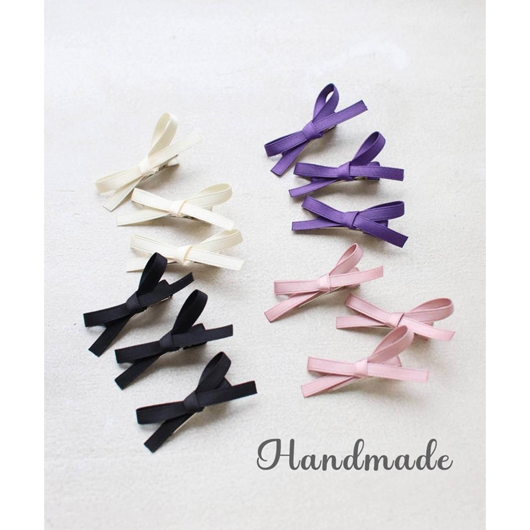 Rora ヘアクリップ キッズ 3個セット 通販 ヘア クリップ 68232302 ランランリボンヘアピン リボン 子供 女の子 大人っぽい 卒園式 入学式 結婚式 発表会 おしゃれ 可愛い オシャレ ヘアアレンジ ヘアーアクセサリー ヘアアクセサリー キッズファッション ブラック フリー