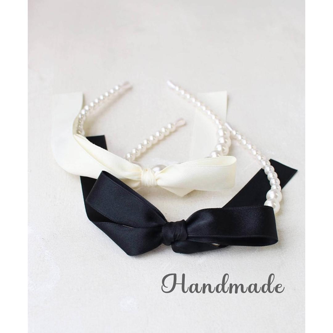 Rora カチューシャ 通販 リボン パール 68272302 髪飾り ヘッドドレス 子供 女の子 フォーマル 可愛い おしゃれ 発表会 入園式 卒園式 入学式 子ども用アクセサリー ヘアアレンジ ヘアーアクセサリー ヘアアクセサリー キッズファッション ブラック フリー