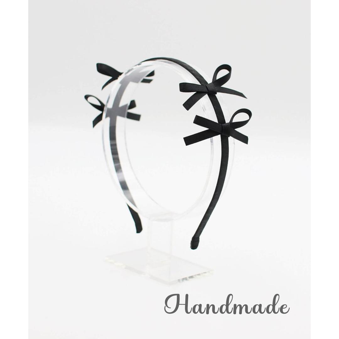 Rora カチューシャ キッズ 通販 エガル リボンカチューシャ ヘッドドレス 髪飾り ヘアバンド リボン 小さい 細め 細い フォーマル 女の子 子供 子ども こども 結婚式 パーティー 卒園式 入学式 七五三 誕生日 かわいい おしゃれ ヘアアクセサリー ブラック フリー