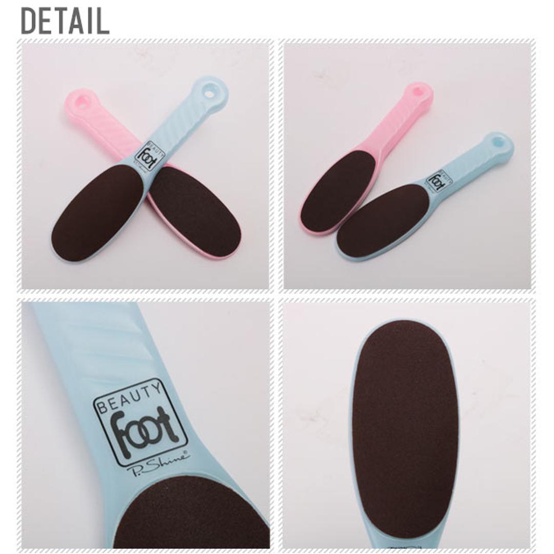 かかとやすり ピーシャイン ビューティーフット かかと 角質除去 ビューティフット 足裏 定番 フットケア ケア 足用 スクラッチ 足 削り 角質ケア かかとケア つるつる 角質 やすり フットケア用品 MA-H280909001- 1080.ベージュ ・