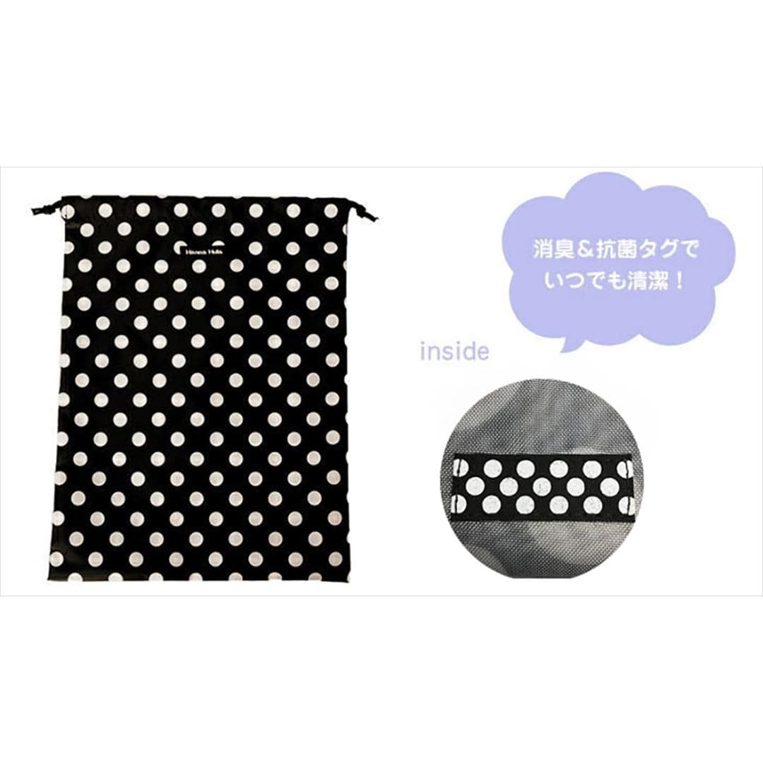 ハンナフラ Hanna Hula 巾着袋 通販 消臭巾着L 巾着 ポーチ おむつポーチ 消臭ポーチ おしゃれ 大人 かわいい 消臭 抗菌 シューズ入れ 上履き入れ 体操着 体操服 幼稚園 保育園 小学校 出産祝い 子ども 子供 こども キッズ ベビー ベビー用品 CDS-L おむつ用品 ボーダーレッド ・