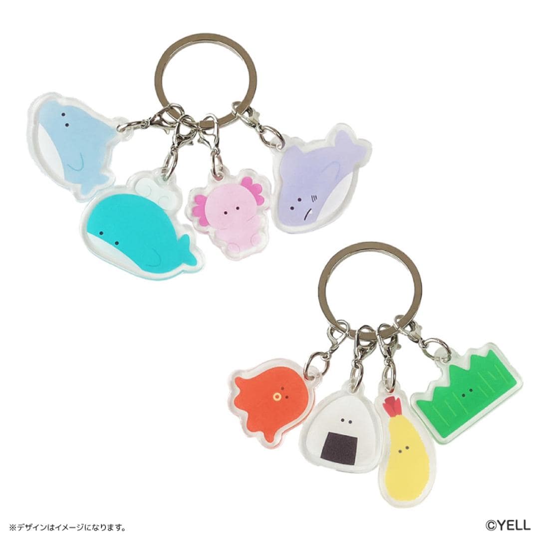 つぶらな瞳 グッズ 通販 つぶらな瞳の仲間達 キーホルダー アクリルキーホルダー キーリング キーチャーム アクキー バッグチャーム キャラクター イラスト チャーム 可愛い かわいい おしゃれ オシャレ 推し活 推しグッズ 小物 つぶらな瞳の水族館 ・
