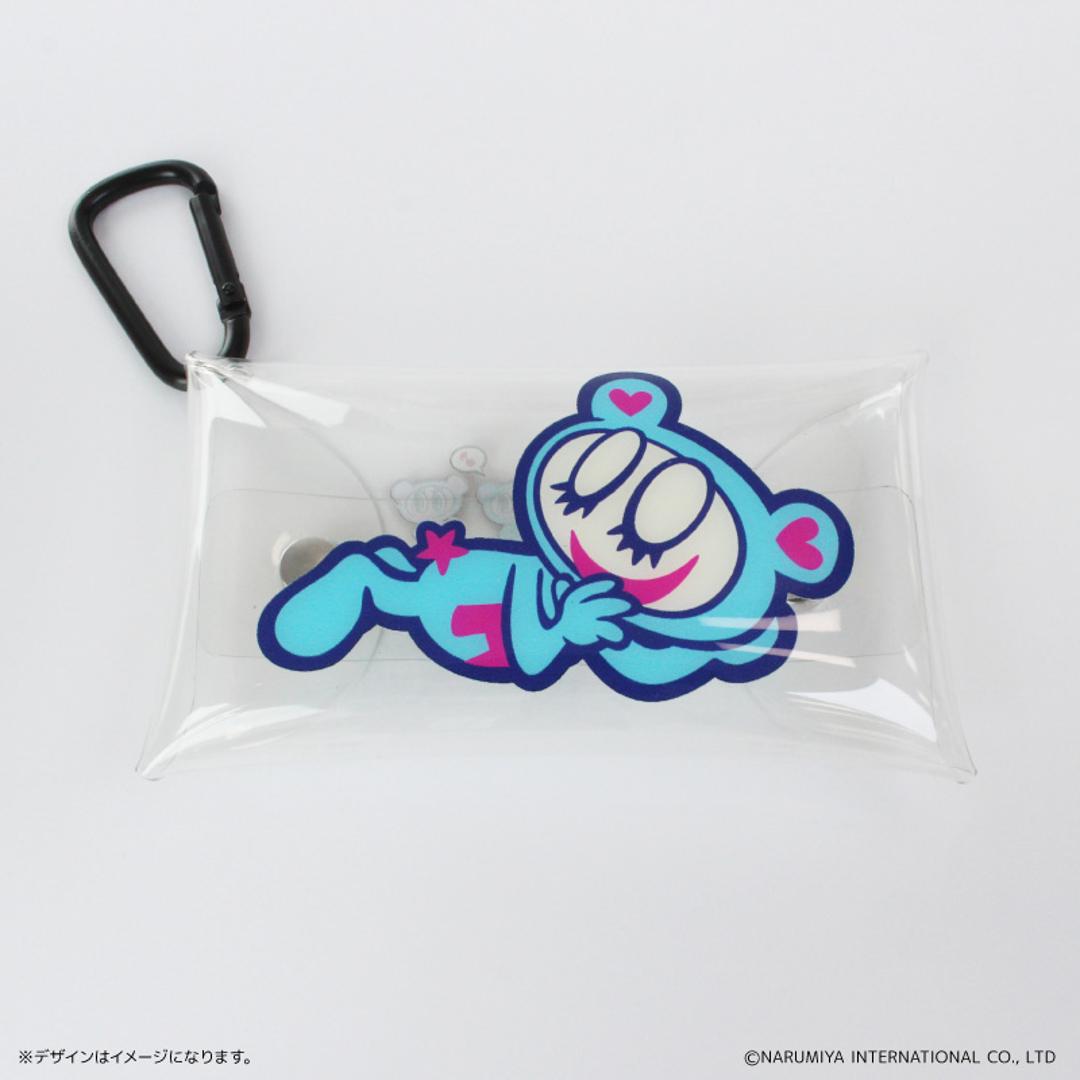 ナルミヤキャラクターズ グッズ 通販 エンジェルブルー ナルミヤ NARUMIYA ポーチ クリアポーチ カラビナ クリアマルチケース クリアケース 化粧ポーチ 女の子 小学生 女子 中学生 ブランド キャラクター かわいい 可愛い おしゃれ オシャレ ナカムラくんアップ ・