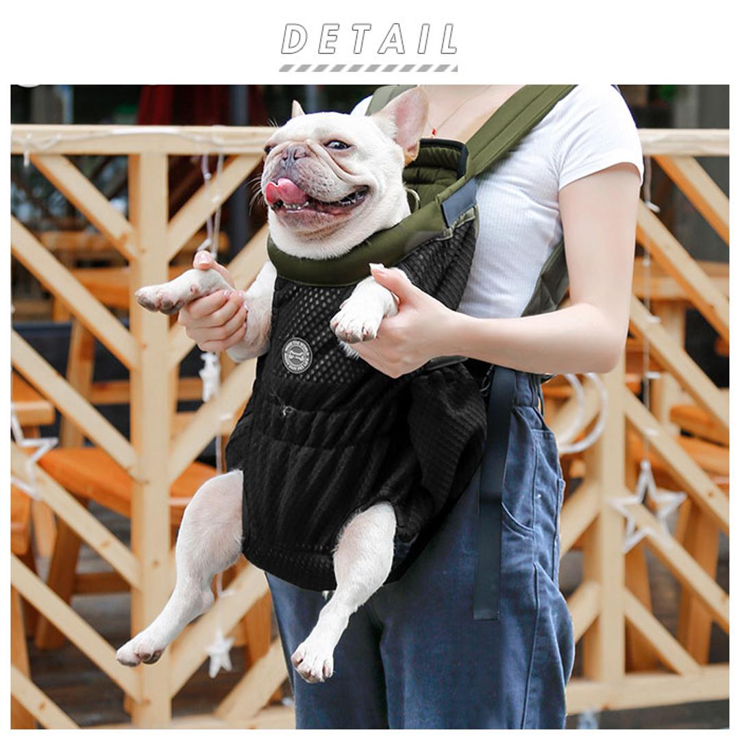 ペットキャリー リュック 通販 型 犬だっこひも キャリー バッグ 犬 猫 おしゃれ いぬ 小型犬 中型犬 抱っこ紐 スリング お出かけ おんぶ 2way グッズ ペット用品 カーキ 【即日発送】Mサイズ