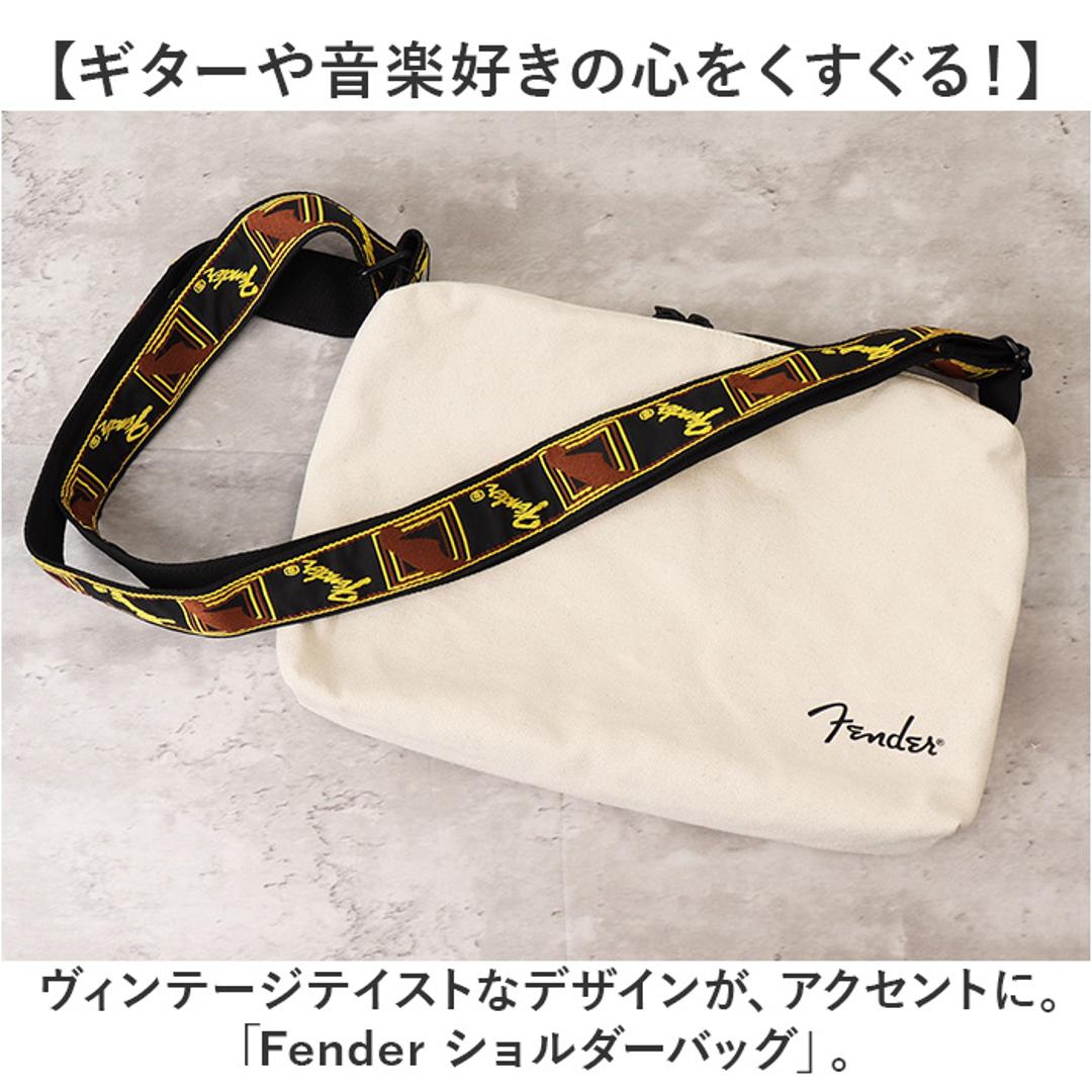 fender フェンダー バッグ 950-6004 通販 ショルダーバッグ ボディバッグ 斜めがけバッグ ミニショルダーバッグ ショルダーバック ボディバック ブランド 布 コットン 帆布 小さめ A5 通学 通勤 旅行 かっこいい 大人 メンズバッグ BLACK ・