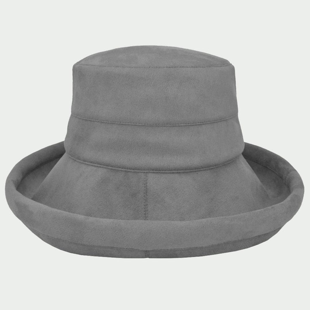 ハット レディース 大きめ 通販 つば広帽子 冬 洗える 帽子 つば広 ツバ広 秋冬 秋 折りたたみ たためる 抗菌 スエード調 日除け 日よけ きれいめ 女性 女の子 サイズ調整 554630 スエードカジュアルハット ハット帽子 レディース帽子 BE ・