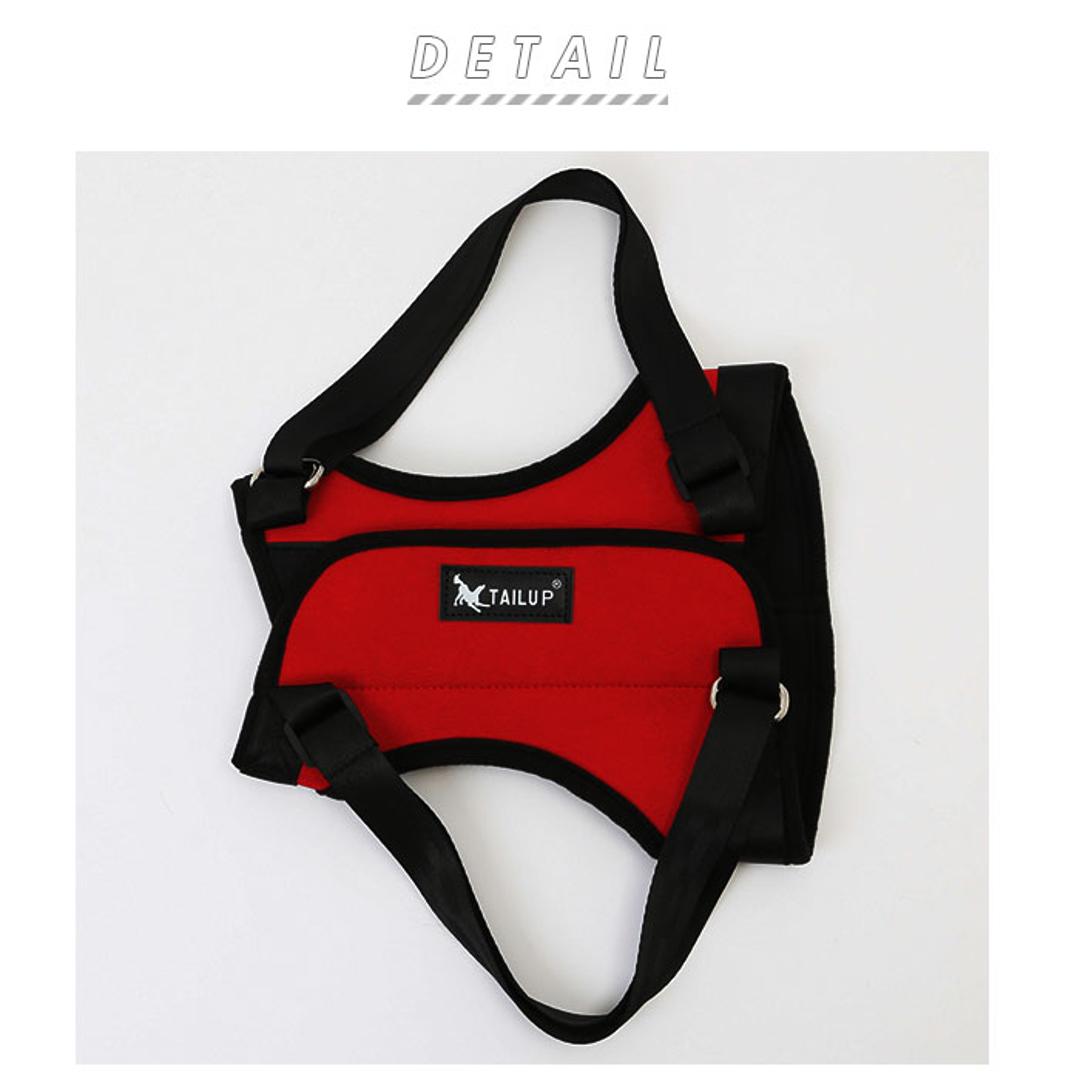 犬 介護 ハーネス 通販 老犬介護用品 歩行補助 介護ハーネス 大型犬 中型犬 小型犬 簡単装着 シニア犬 歩行補助ベルト 介護用品 散歩 リハビリ 犬用 いぬ ペット グッズ ペット用品 レッド 【即日発送】前足Sサイズ