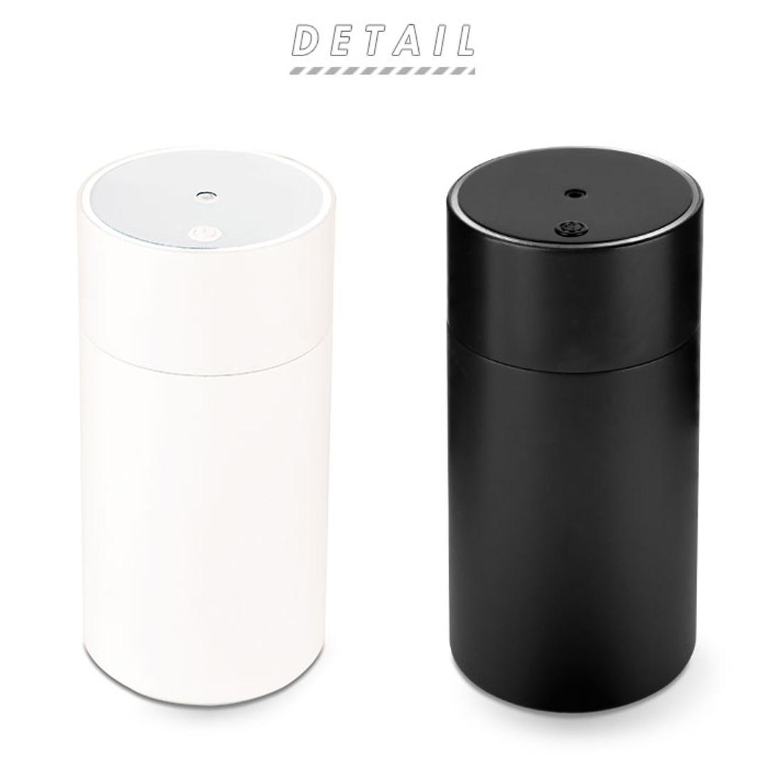 アロマディフューザー 水なし 通販 ネブライザー ネブライザー式 ディフューザー 水を使わない アロマ アロマオイル おしゃれ シンプル アロマオイル対応 LEDライト付き 室内 寝室 リビング 車内 車 エッセンシャルオイルディフューザー KNA88114 KNA88115 芳香器 WHITE ・