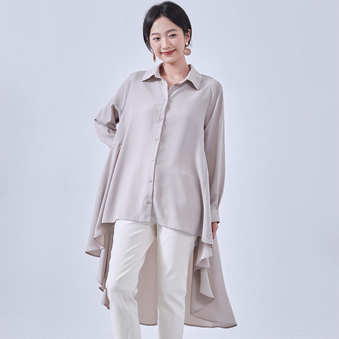 エンフォルド ブラウス プルオーバー 長袖シャツ レディース SIZE 38 ENFOLD 中古 エンフォルド プルオーバー（シャツ・ブラウス｜トップス