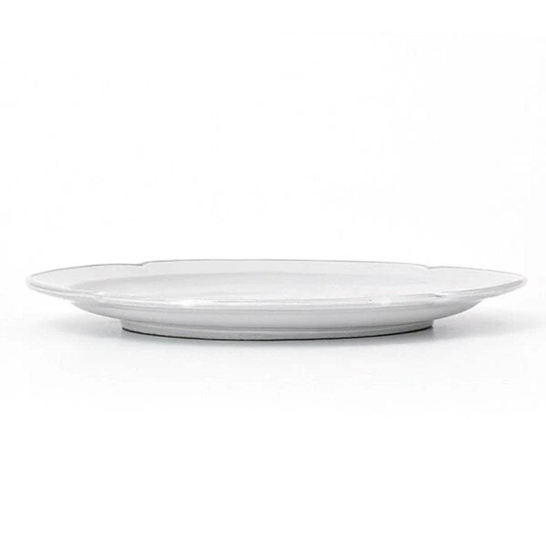 美濃焼 皿 通販 日本製 お皿 楕円 オーバル 美濃 焼 25cm 中皿 モーニングプレート 洋食器 おしゃれ モダン シンプル 電子レンジ対応 食洗機対応 サラダ デザート ケーキ デプレオーバルプレート L グルメスタイル キッチン用品 ホワイト ・