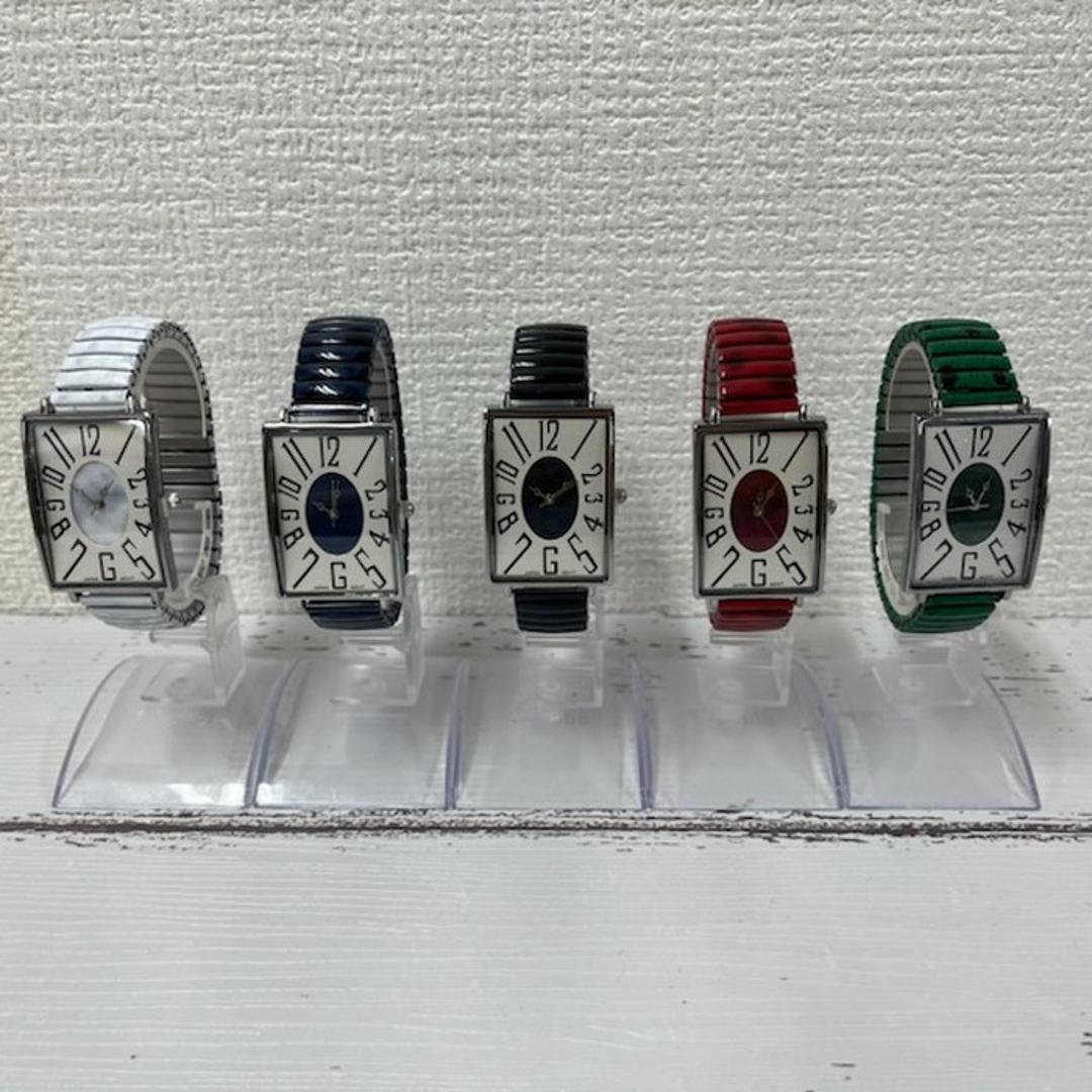 腕時計 レディース ジャバラ 通販 蛇腹腕時計レディース じゃばら 蛇腹 リストウォッチ アナログ 時計 レディース時計 四角 長方形 メンズ レディース腕時計 ジャバラ時計 おしゃれ オシャレ かわいい 可愛い ACONTeG アコンテジ L446SQ ブラック ・