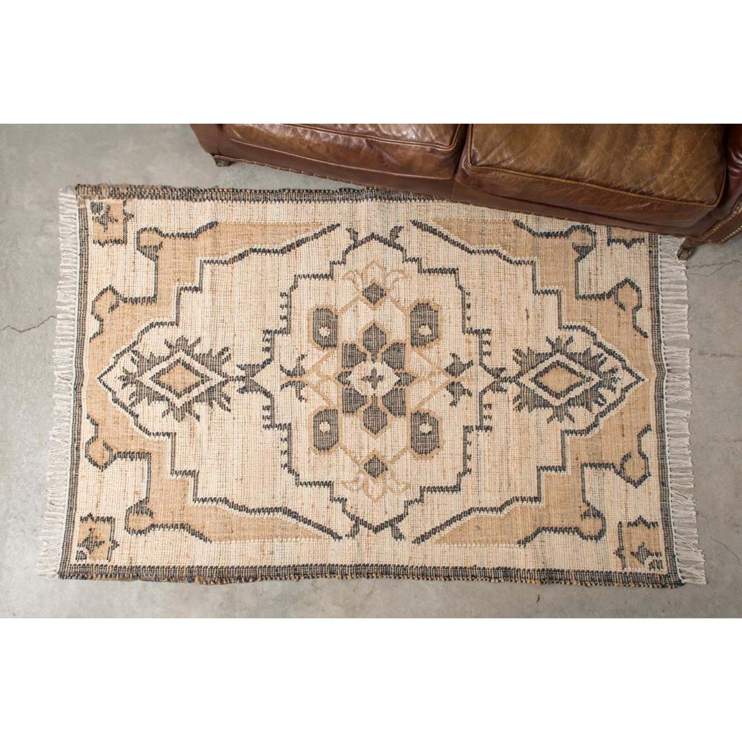 ラグ マット おしゃれ 通販 ラグマット リビング カーペット 寝室 敷物 室内 ファブリック Repern 長方形 アジアンテイスト インテリアマット フロアマット ナチュラル インテリア オシャレ インテリアラグ 幾何学 オリエンタル ベッドサイドマット 2629 ・