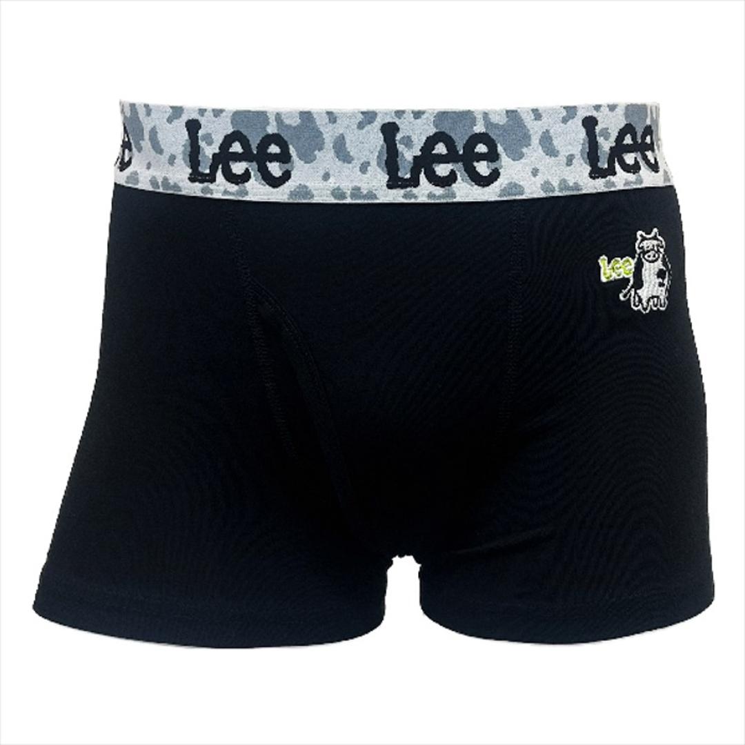 ボクサーブリーフ キッズ Lee 33268 通販 ボクサーパンツ ボクサーショーツ 前開き 前あき ブランド リー 小学生 中学生 男子 男の子 ボーイズ おしゃれ ストレッチ 下着 アンダーウェア インナーウエア 子供服 子ども服 キッズファッション ブラック(049) 140cm