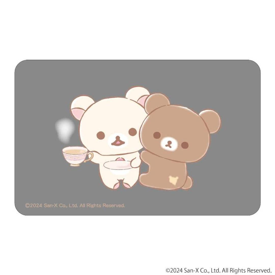 リラックマ グッズ 通販 Rilakkuma クリアカード まじかる百貨店クリアカード 4947864051839 リラックマ01 透明 スマホ裏 スマートフォン かわいい 可愛い カワイイ サンエックス キャラクターグッズ レンチキュラー コレクション リラックマ ・