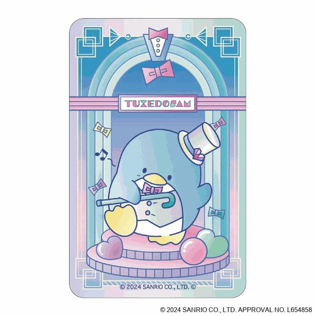 サンリオ タキシードサム グッズ 通販 TUXEDOSAM ステッカー まじかる百貨店ステッカー 4947864052577 タキシードサム01 シール ステッカーシール かわいい 可愛い カワイイ キャラクター 推しグッズ レンチキュラー 推し活 文房具 タキシードサム ・