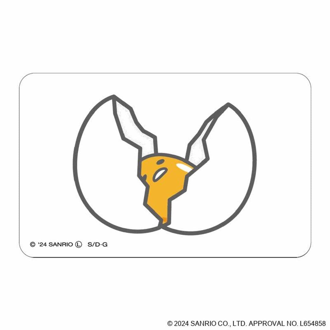 サンリオ ぐでたま グッズ 通販 GUDETAMA クリアカード まじかる百貨店クリアカード 4947864052690 ぐでたま01 かわいい 可愛い カワイイ 透明 推しグッズ キャラクター 推し活 レンチキュラー スマホ スマートフォン ホビー ぐでたま ・