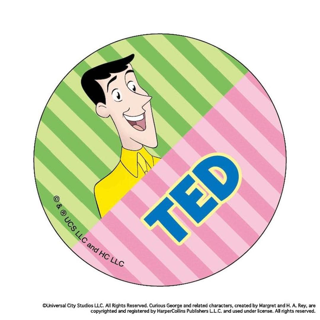 おさるのジョージ グッズ 通販 Curious George 缶バッジ まじかる百貨店缶バッジ 4947864052850 おさるのジョージ03 缶バッチ カンバッジ カンバッチ キャラクター かわいい おしゃれ 可愛い ひとまねこざる レンチキュラー オシャレ おさるのジョージ ・