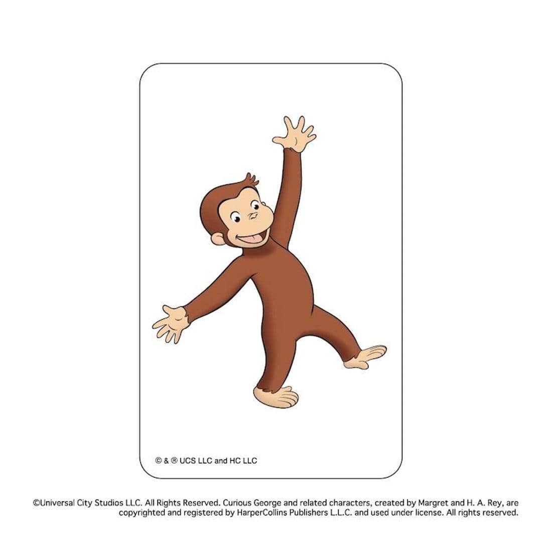 おさるのジョージ グッズ 通販 Curious George クリアカード まじかる百貨店クリアカード 4947864052911 おさるのジョージ04 絵本キャラクター かわいい 可愛い おしゃれ カワイイ スマホ裏 推し活 オシャレ レンチキュラー ホビー おさるのジョージ ・
