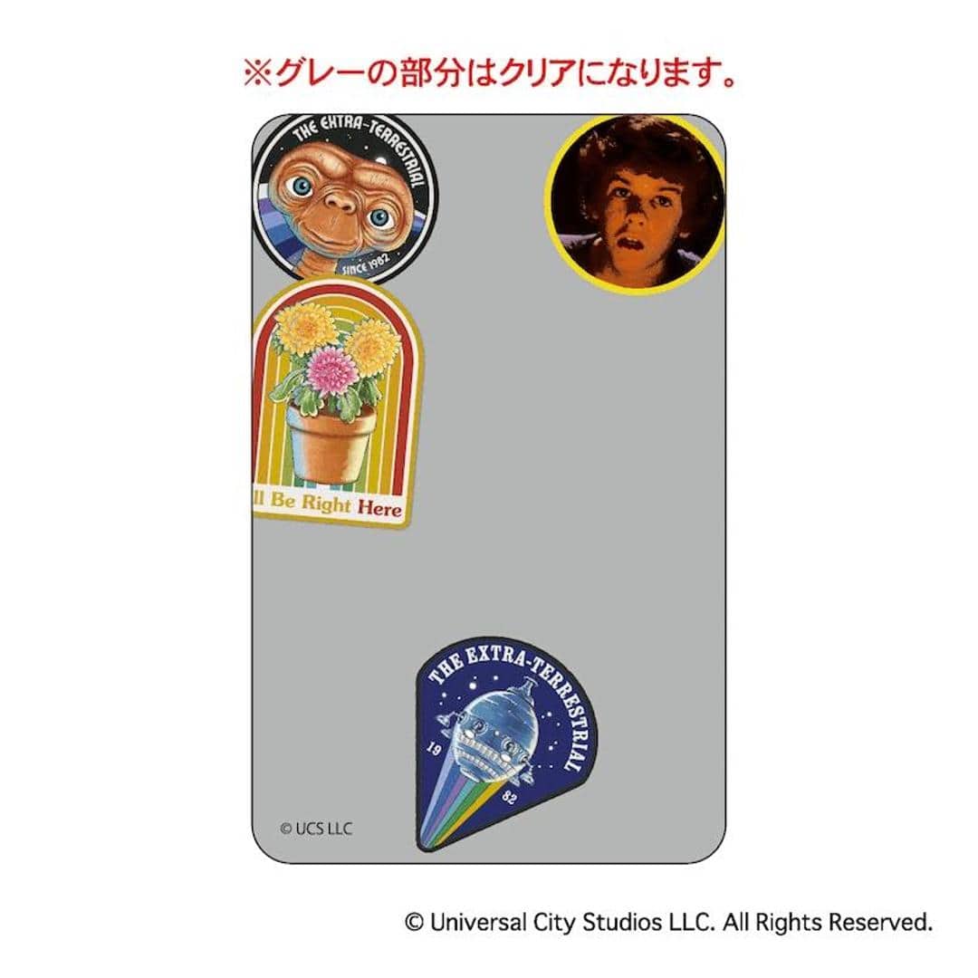 ET グッズ 通販 E.T. クリアカード まじかる百貨店クリアカード 4947864075613 the Extra Terrestrial05 スマホ 透明 カード 映画グッズ イーティー おしゃれ 推し活 キャラクター レンチキュラー コレクション ホビー E.T.5 ・