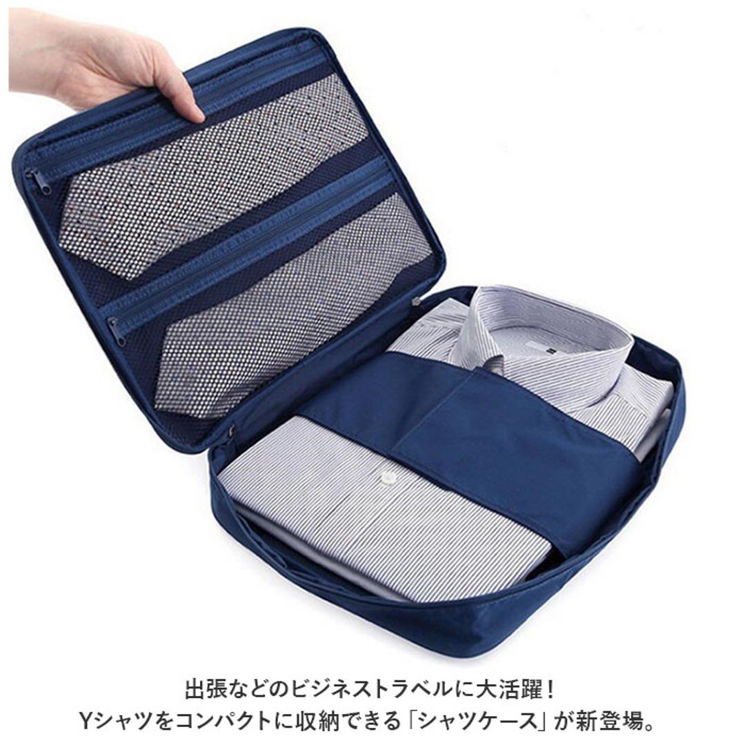 PRADAプラダポーチラージ ファスナーポーチ　ワイシャツケース トラベルポーチ org.jpg